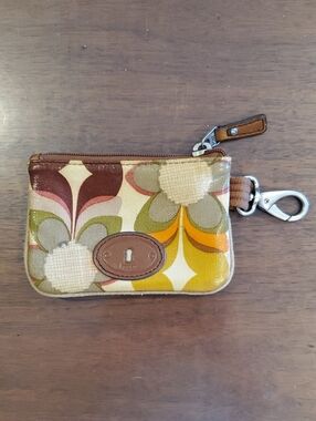 Fossil Key-Per Keys & Card Zipper Pouch